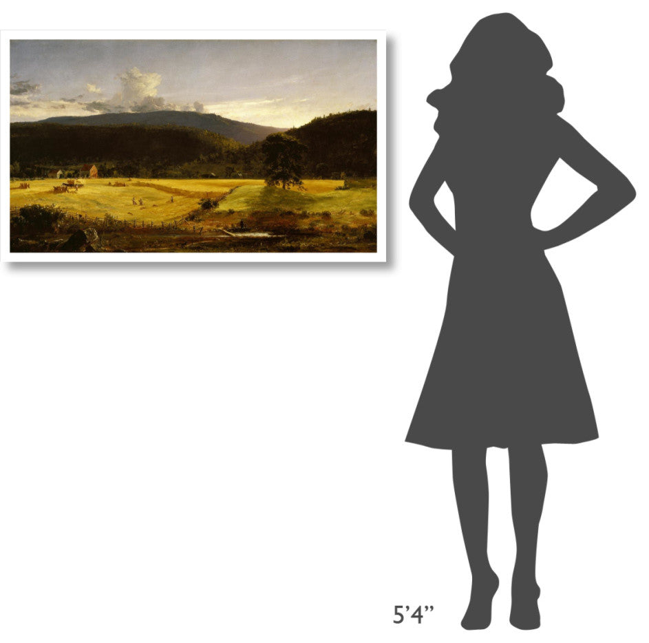 "Bareford Mountains, West Milford, New Jersey, 1850" Paper Art, 42"x25"