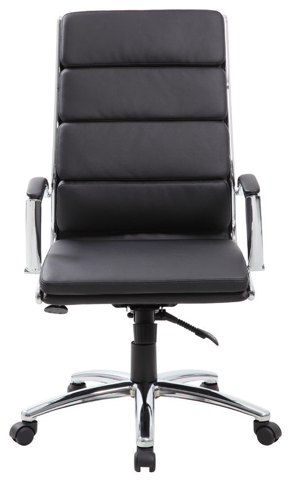 Boss Executive Caressoftplus?Chair With Metal Chrome Finish