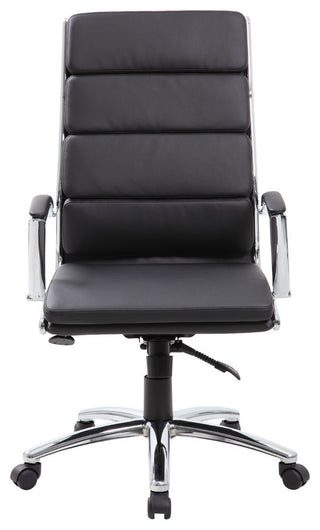 Boss Executive Caressoftplus?Chair With Metal Chrome Finish