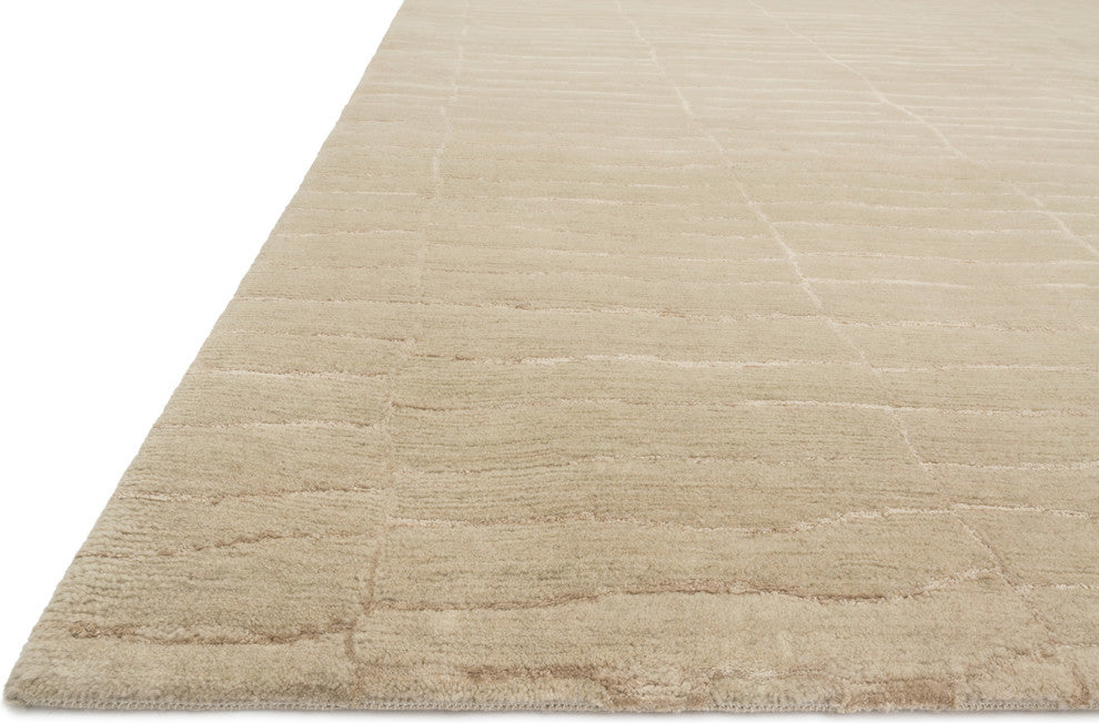 Hand Knotted Hermitage HE-06 Almond Rug, 5'6"x8'6"