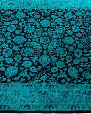 Fine Vibrance, One-of-a-Kind Hand-Knotted Area Rug Green, 4'1"x6'5"