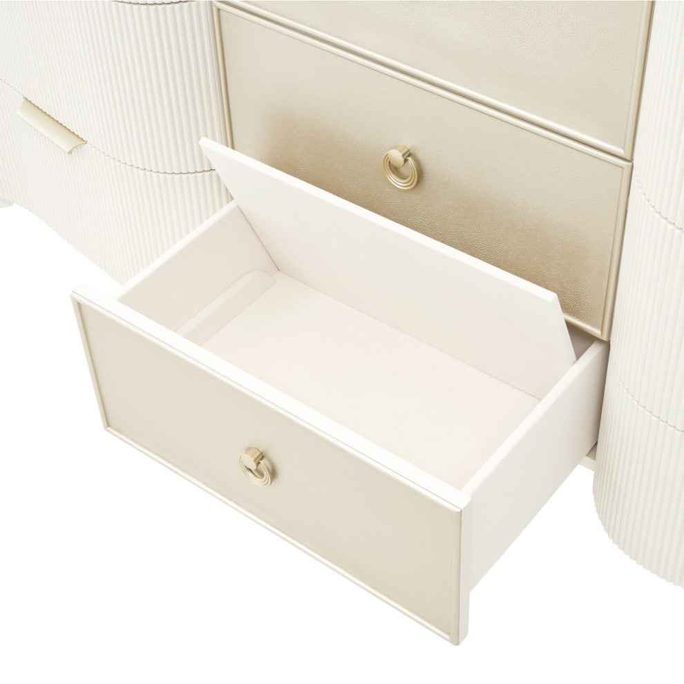 La Marisia Dresser, Creamy Pearl