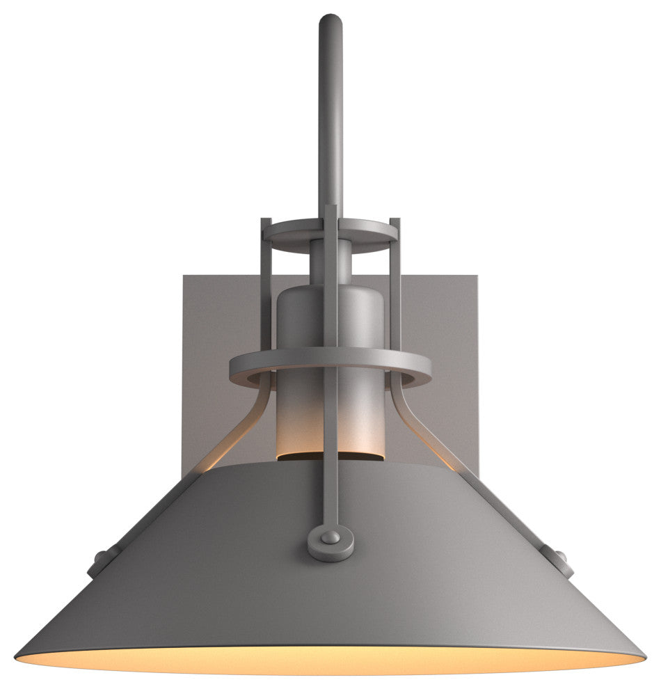 Henry Small Outdoor Sconce, Coastal Burnished Steel Finish