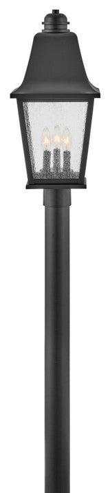 Hinkley Kingston Large Post Top Or Pier Mount Lantern, Black