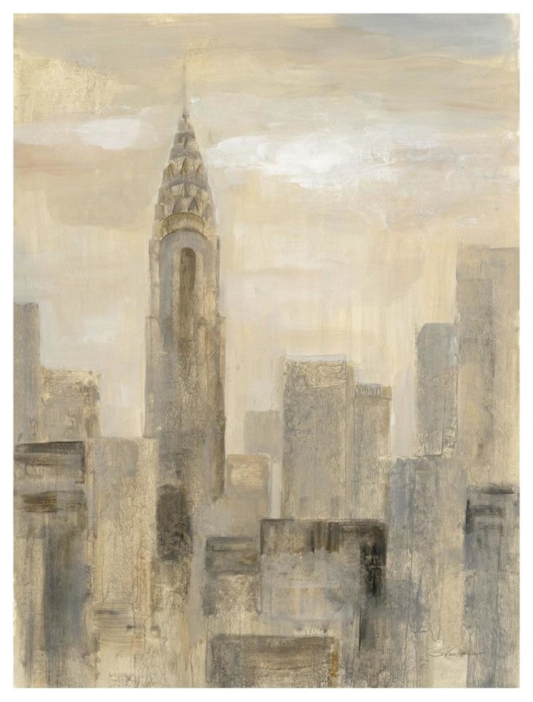 "City Blocks I" Digital Paper Print by Silvia Vassileva, 32"x42"