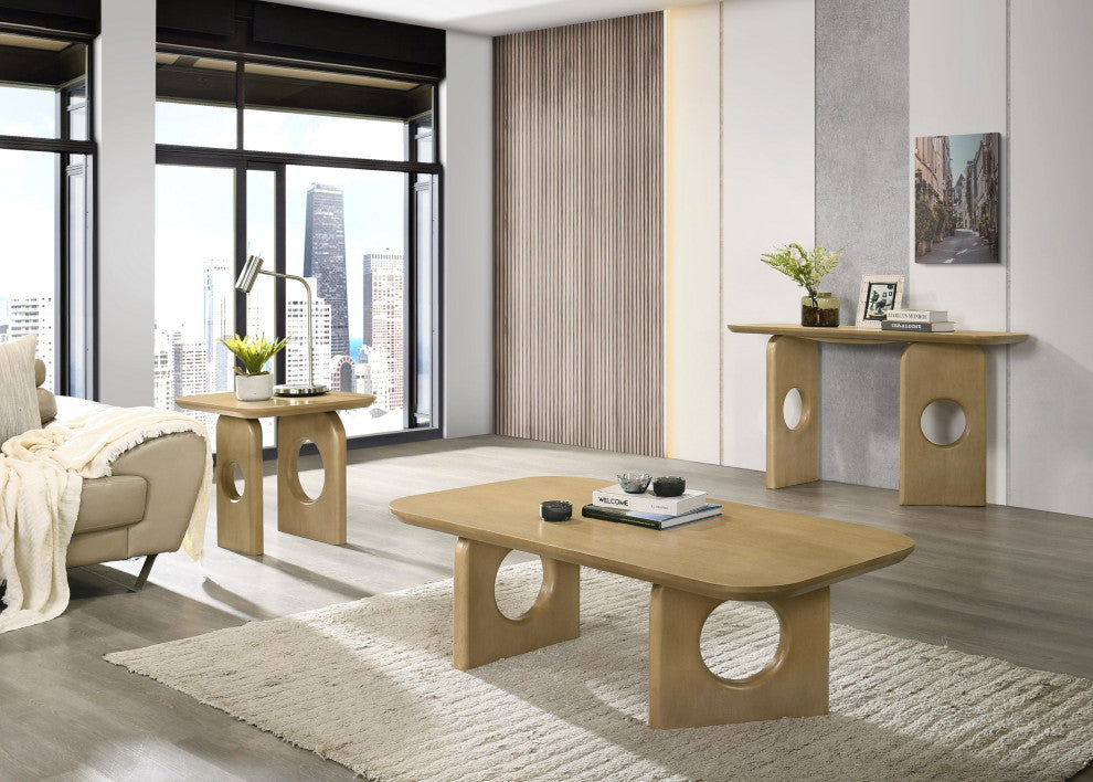 Nova Domus Oshana Modern White Oak End Table
