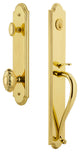 Arc 1-Piece Dummy Handleset, S Grip and Grande Victorian Knob, 848623