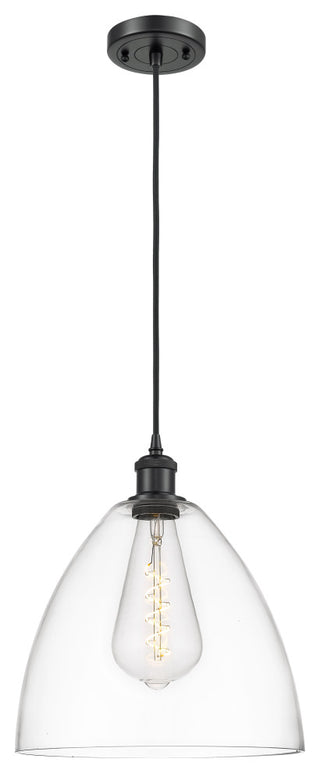 Innovations 516-1P-BK-GBD-122 1-Light Mini Pendant, Matte Black