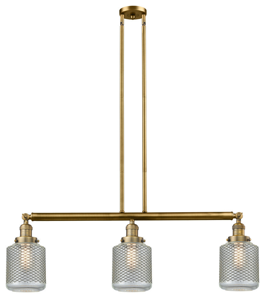 Innovations Lighting 213-Bb-S-G262-Led 3 Light Dimmable Led 38" Island Light
