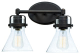 Maxim 26112 Seafarer 15" Seedy Glass Bathroom Light - Oil Rubbed Bronze