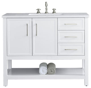 Arlo 42" Bathroom Vanity, White
