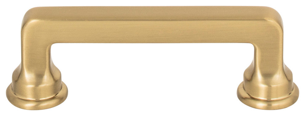 Atlas Homewares A101 Oskar 3 Inch Center to Center Handle Cabinet - Warm Brass