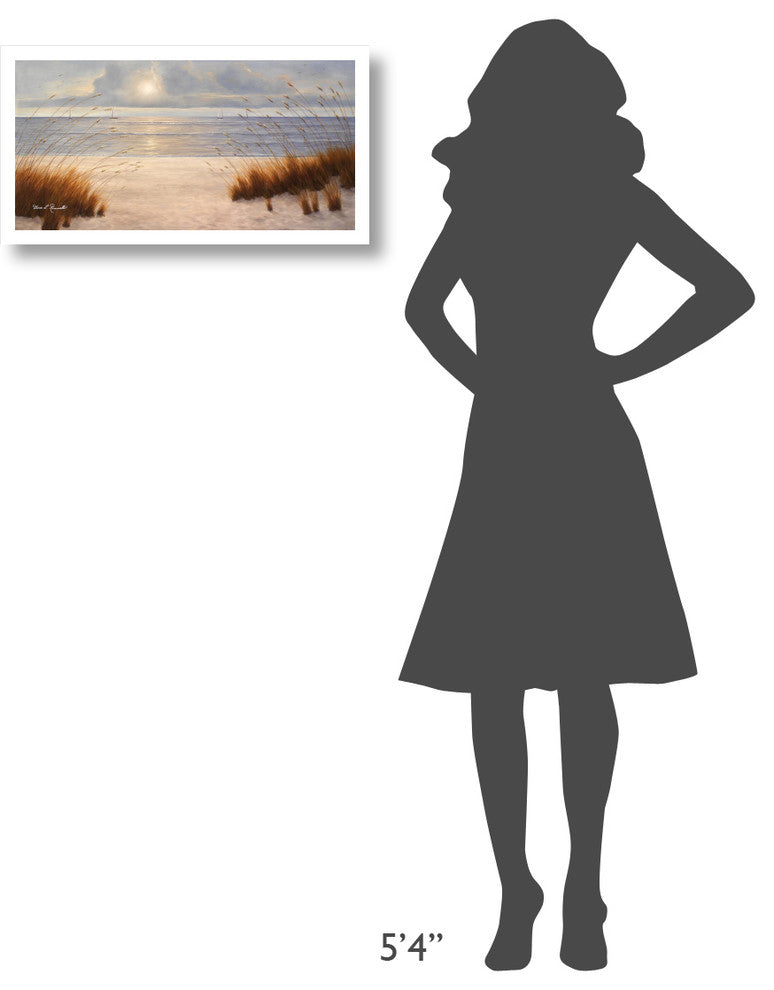 "Beach Days" Digital Paper Print by Diane Romanello, 26"x14"