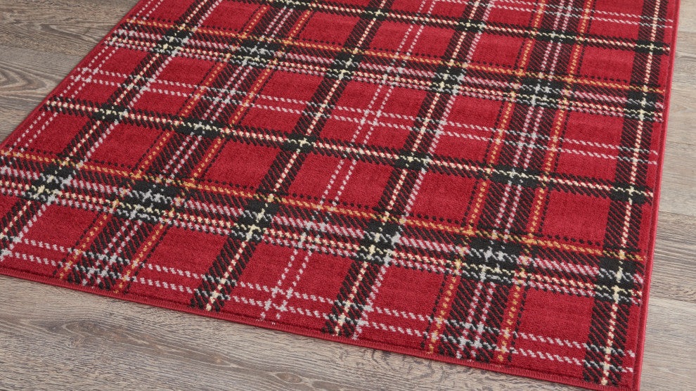 Nourison Grafix 3' x 5' Red Rustic Indoor Area Rug