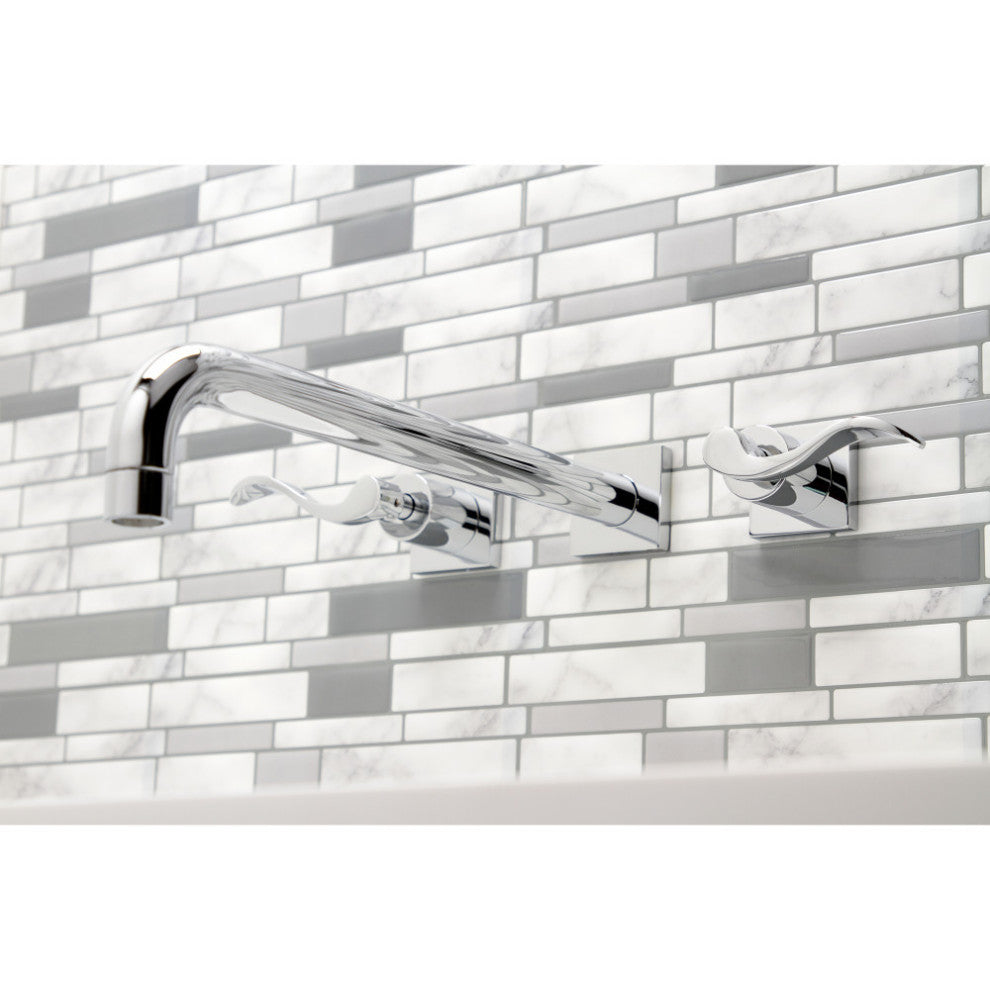 KS6041DFL Wall Mount Tub Faucet, Polished Chrome