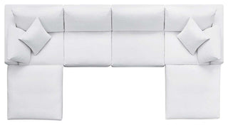 Cloud Couch, U-Chaise Cloud Sectional Sofa Set, Modular 6Piece Dream Couch, White
