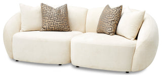 Le Montreaux 5-Piece Modular Chenille Sectional, Gardenia
