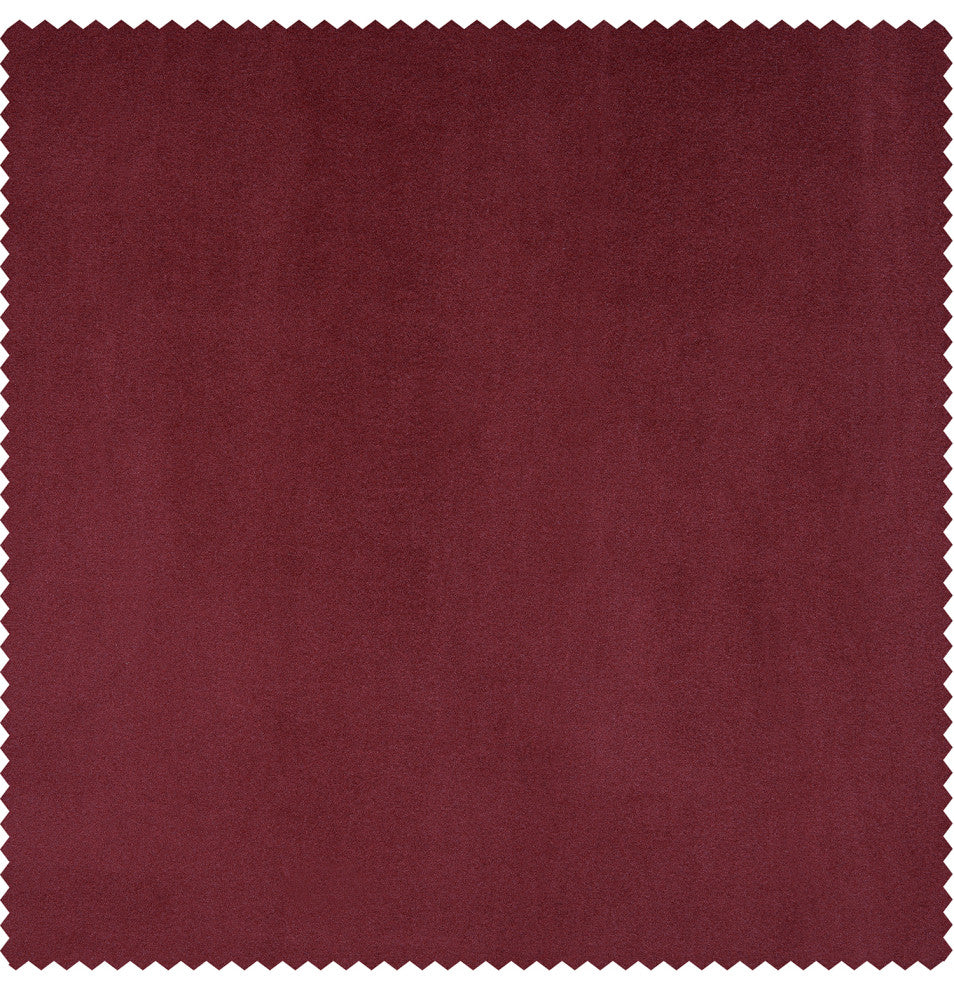 Heritage Plush Velvet Cushion Cover Pair, Cinema Red, 18w X 18l