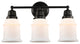 Innovations 623-3W-BK-G181 3-Light Bath Vanity Light, Matte Black