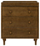 Lolly 3-Drawer Changer Dresser With Removable Changing Tray, Natural Walnut