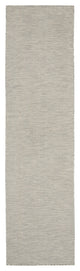 Nourison Positano Contemporary Area Rug, Light Gray, 2'2"x8' Runner