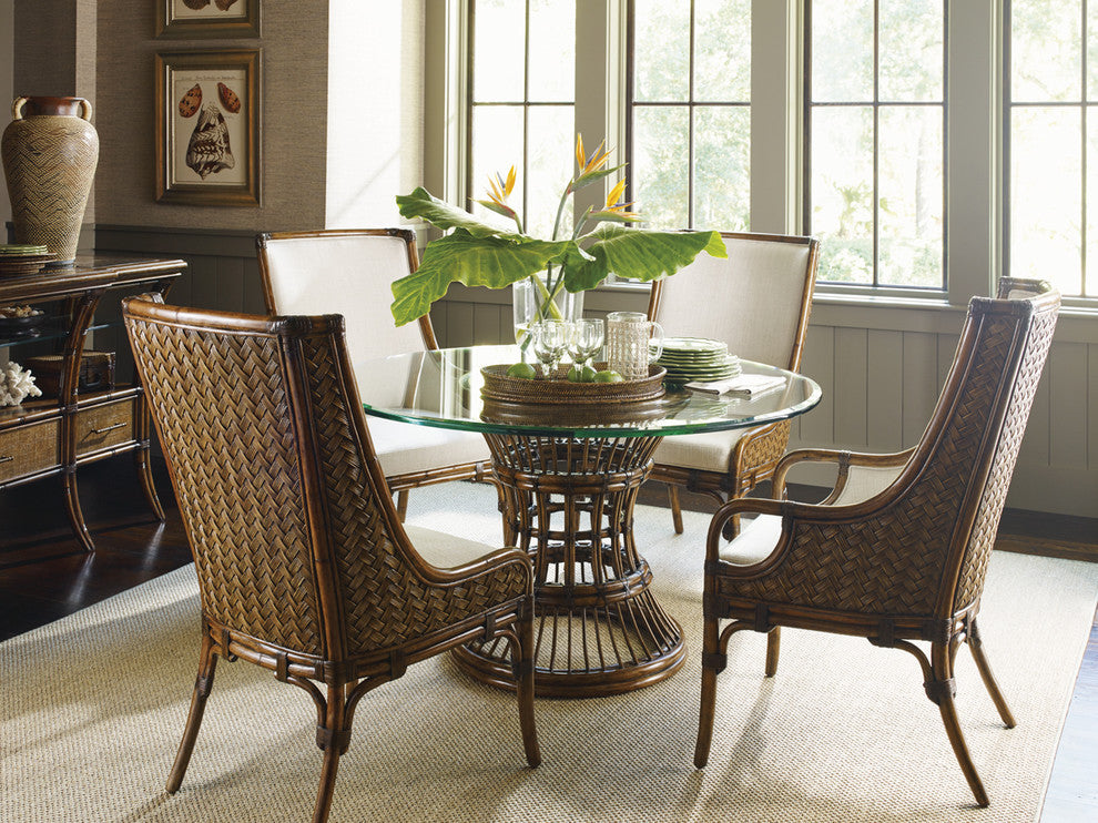 Latitude Dining Table With 54" Glass Top