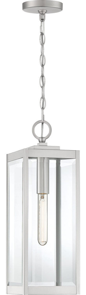 Westover 1-Light Outdoor Lantern, Stainless Steel