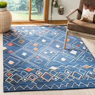 Safavieh Suzani Collection, SZN316 Rug, Blue/Multi, 8'x10'
