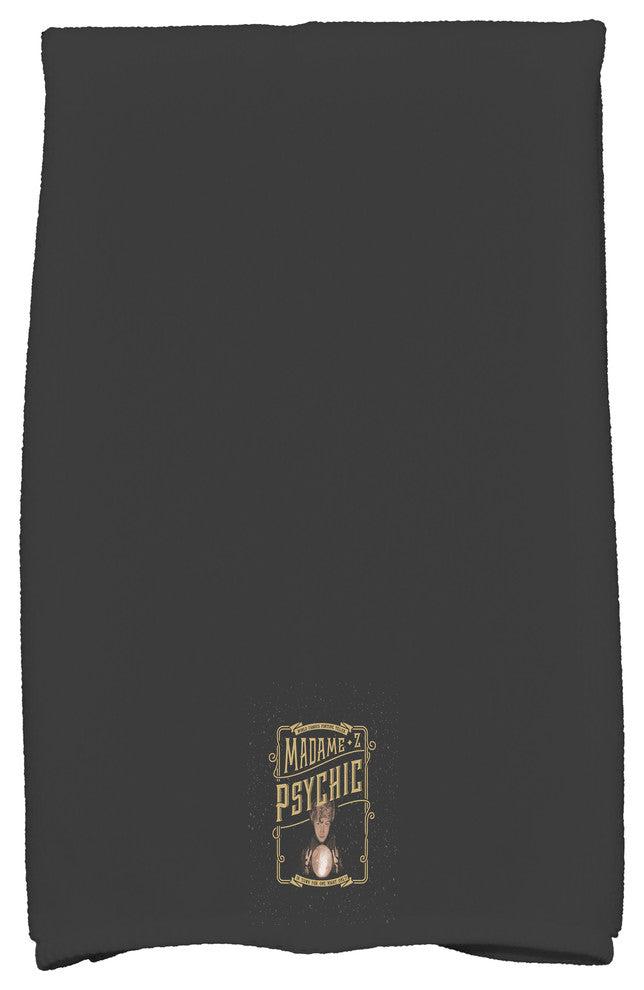 Madame Psychic 18"x30" Gold/Yellow Halloween Print Kitchen Towel