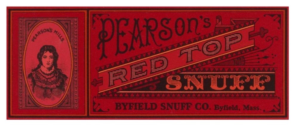 "Pearson's Red Top Snuff" Digital Paper Print by Retrolabel, 38"x16"