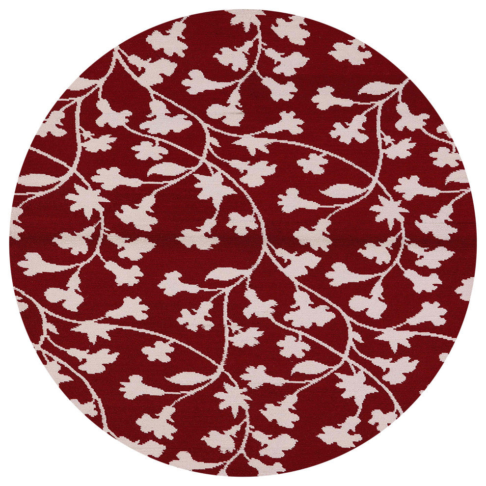 Ahgly Company Indoor Round Mid-Century Modern Area Rugs, 5' Round