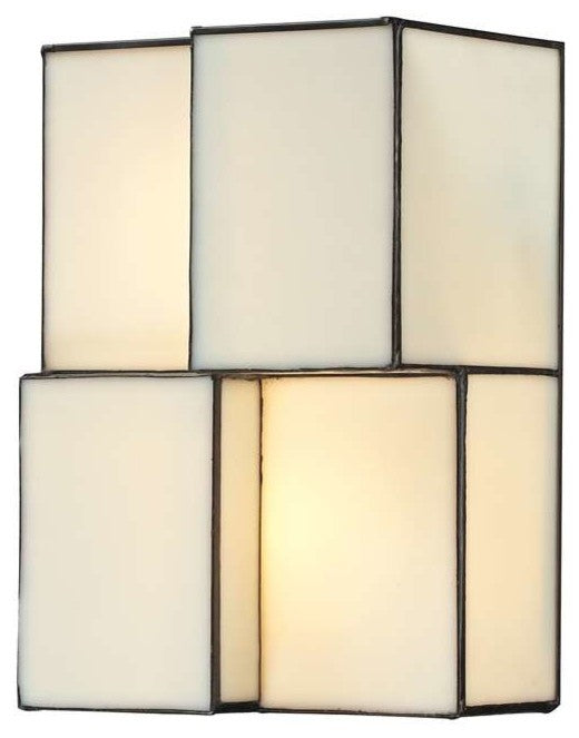 Cubist 2-Light Sconce, Brushed Nickel