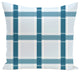 Criss Cross Applesauce Geometric Print Pillow, Teal, 20"x20"