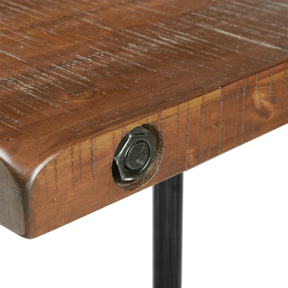 INK+IVY Trestle Modern Industrial Kitchen Counter Stool, Dining Table