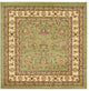 Unique Loom Green St. Louis Voyage 4' 0 x 4' 0 Square Rug