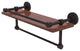 Waverly Place 16" Wood Shelf with Gallery Rail and Towel Bar, Venetian Bronze
