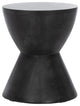 Safavieh Athena Concrete Indoor-Outdoor Accent Table, Black