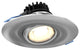 4" Round Recessed LED Gimbal Light, 5CCT, Satin Nickel