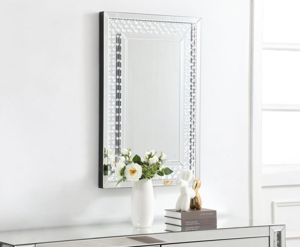 Rudy 24"x36" LED Crystal Mirror