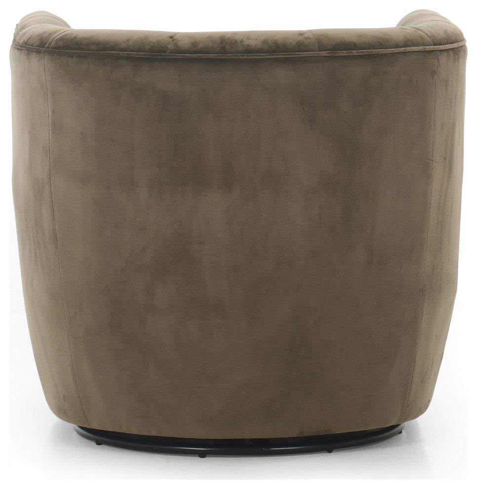 Hanover Swivel Chair-Surrey Olive