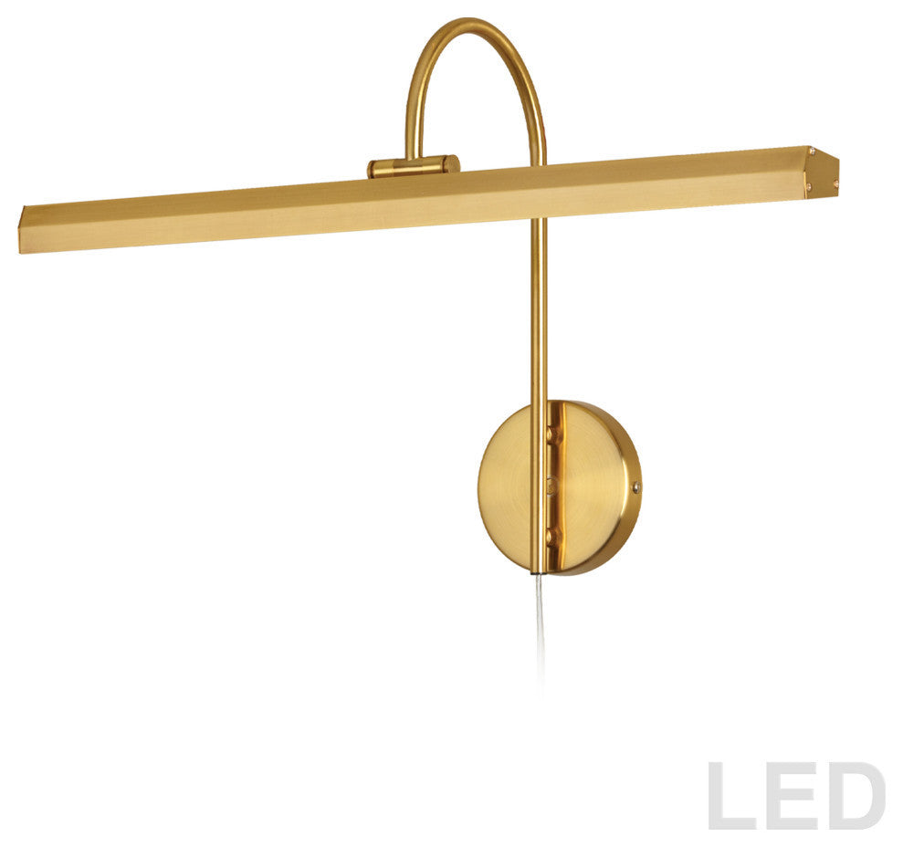 Display/Exhibit Picture Light 30W Aged Brass Finish