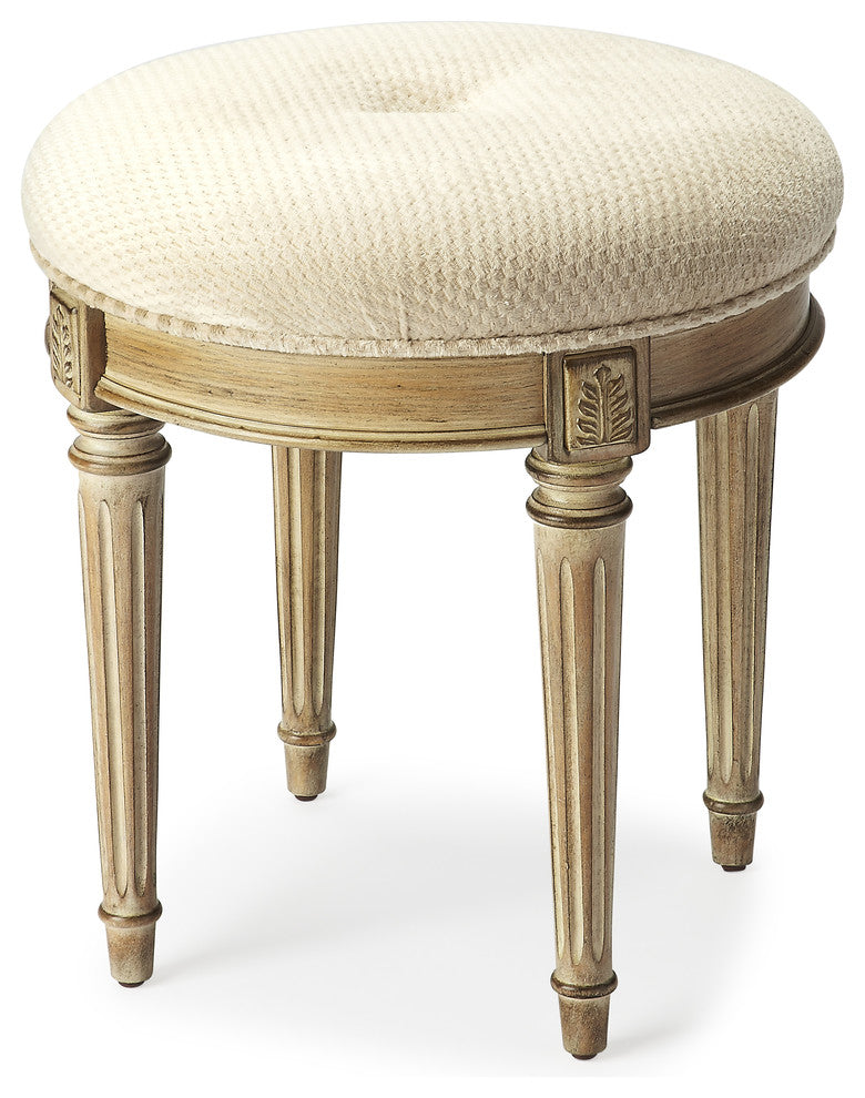 Butler Bernadette Driftwood Vanity Stool