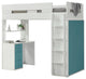 Acme Nerice Loft Bed, Teal