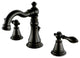 Fauceture Widespread Bathroom Faucet With Retail Pop-Up, Oil Rubbed Bronze
