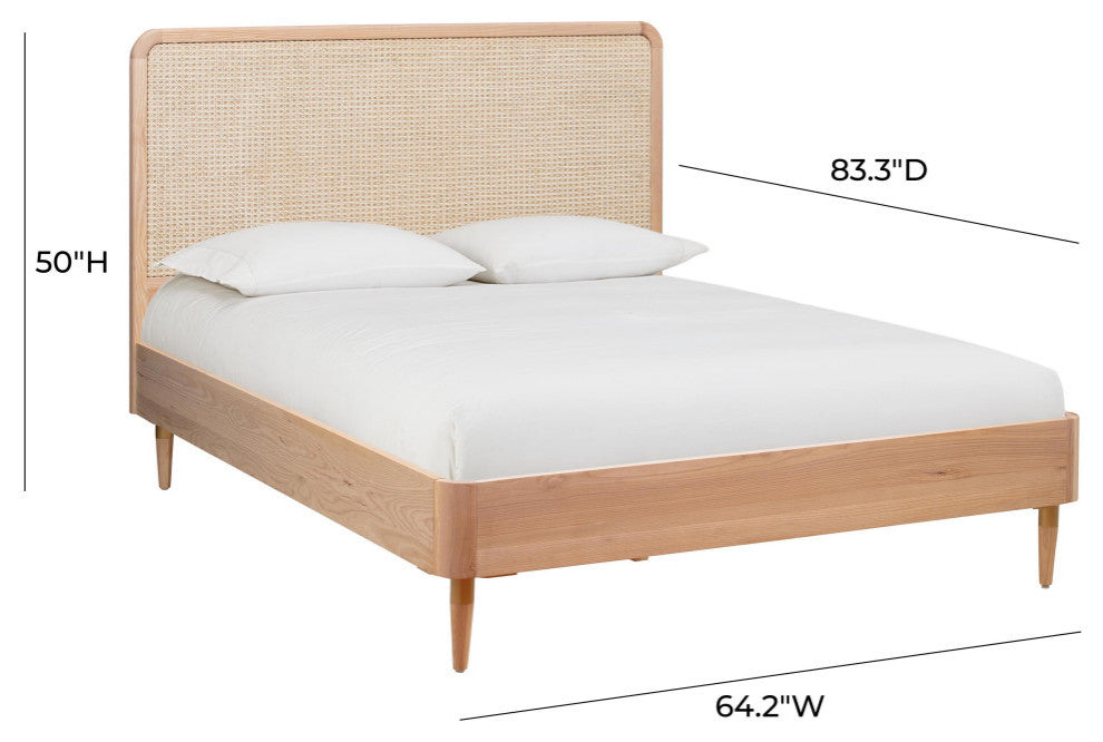 Carmen Cane Bed, Queen