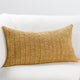 Nakeya Knitted Throw Pillow by Kosas Home, Honey, 14x26