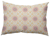 14" x 20" Sun Tile Decorative Indoor Pillow, Egg Yolk Yellow