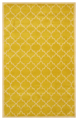 Yellow Transitional Moroccan Moroccan Area Rug