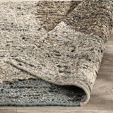 Hesperia Hand Woven Wool Patterned Rug, Multicolor, 5x8