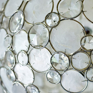 Crystorama Lighting Group 529 Palla 6 Light 22"W Crystal Pendant - Antique